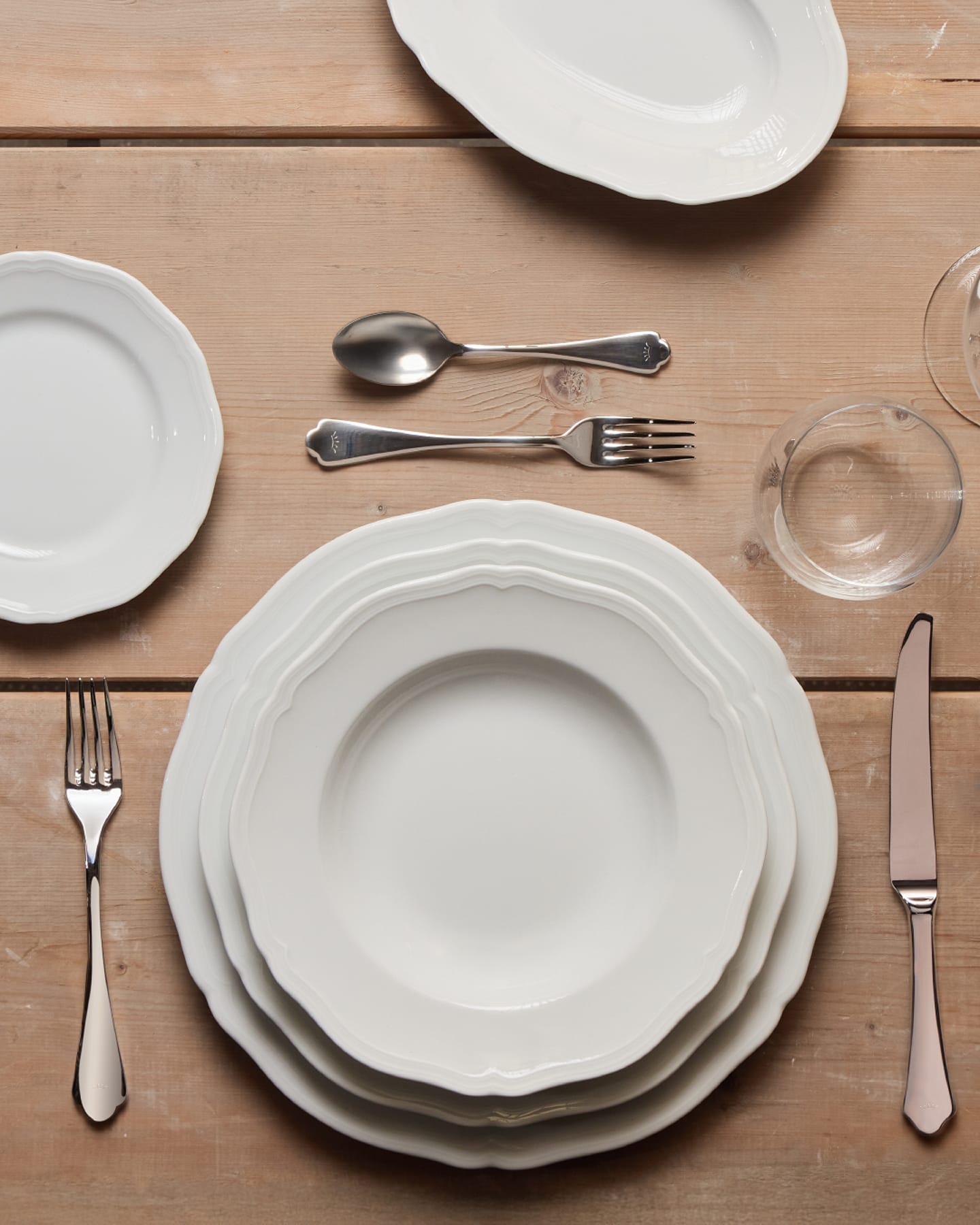 Ginori Doccia ケーキ皿と小皿のセット（各2枚） Ginori 1735 | Porcelain Tableware and Design Home Décor Complements